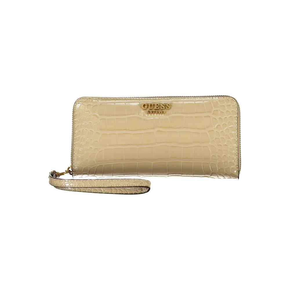 Chic Beige Multi-Compartment Wallet sold by Louxly