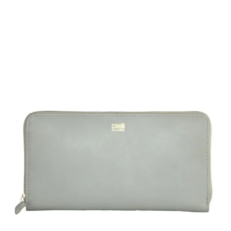 Elegant Grey Calfskin Wallet for Her sold by Louxly