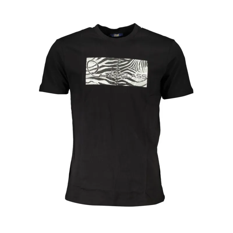 Black Cotton T-Shirt sold by Louxly