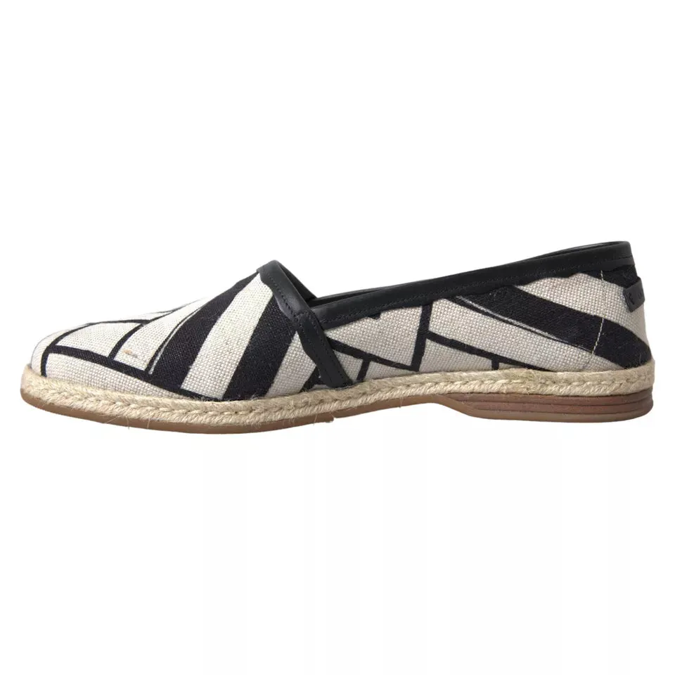 Elegant Striped Leather Espadrilles sold by Louxly product image thumbnail 2