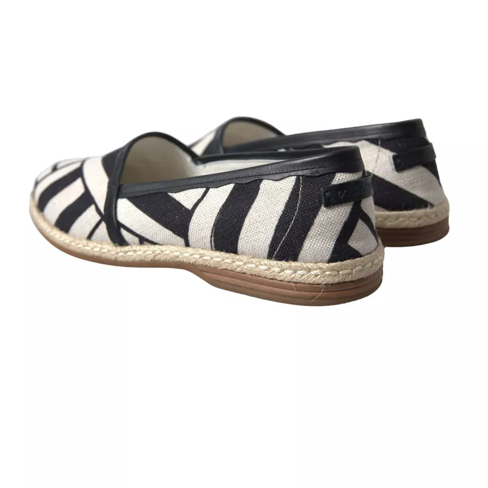 Elegant Striped Leather Espadrilles sold by Louxly product image thumbnail 4