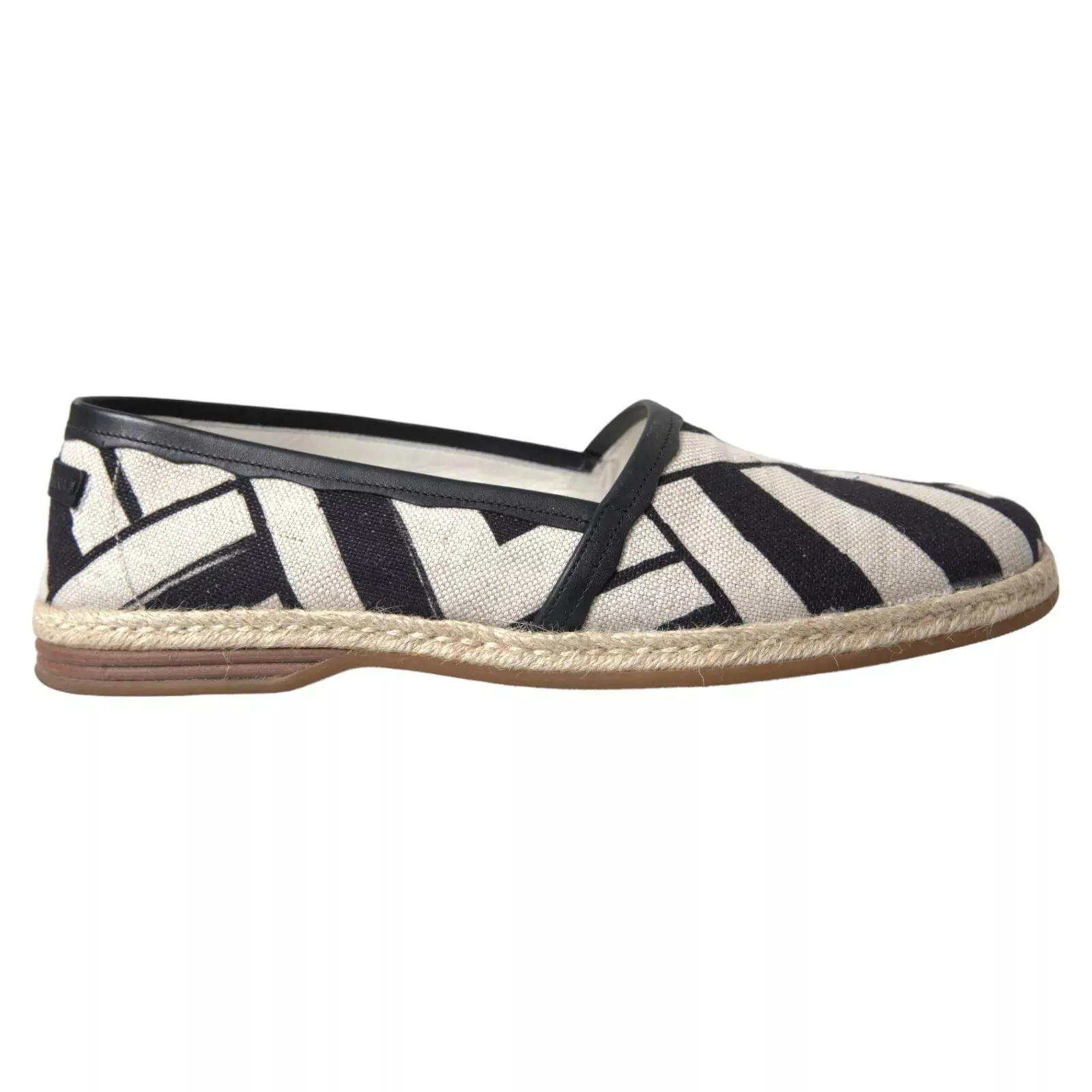 Elegant Striped Leather Espadrilles sold by Louxly
