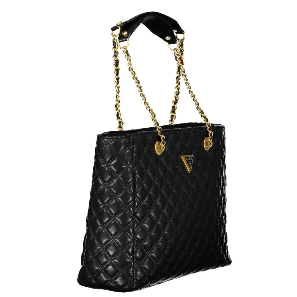 Black Polyethylene Handbag sold by Louxly product image thumbnail 3