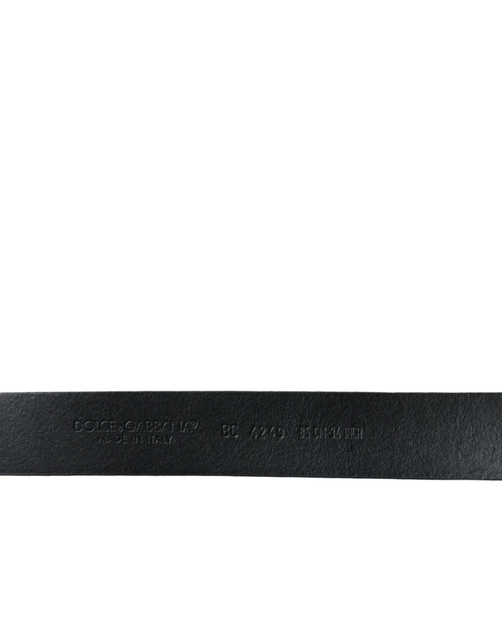 Blue Leather Silver Metal Logo Buckle Belt Men sold by Louxly product image thumbnail 5