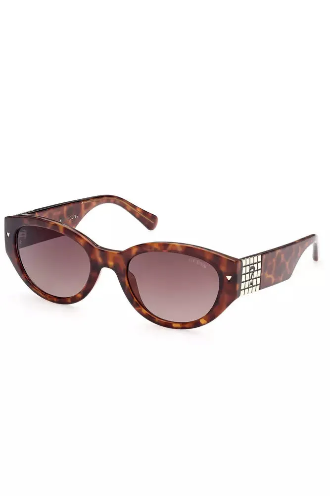 Brown Injected Women Sunglass sold by Louxly