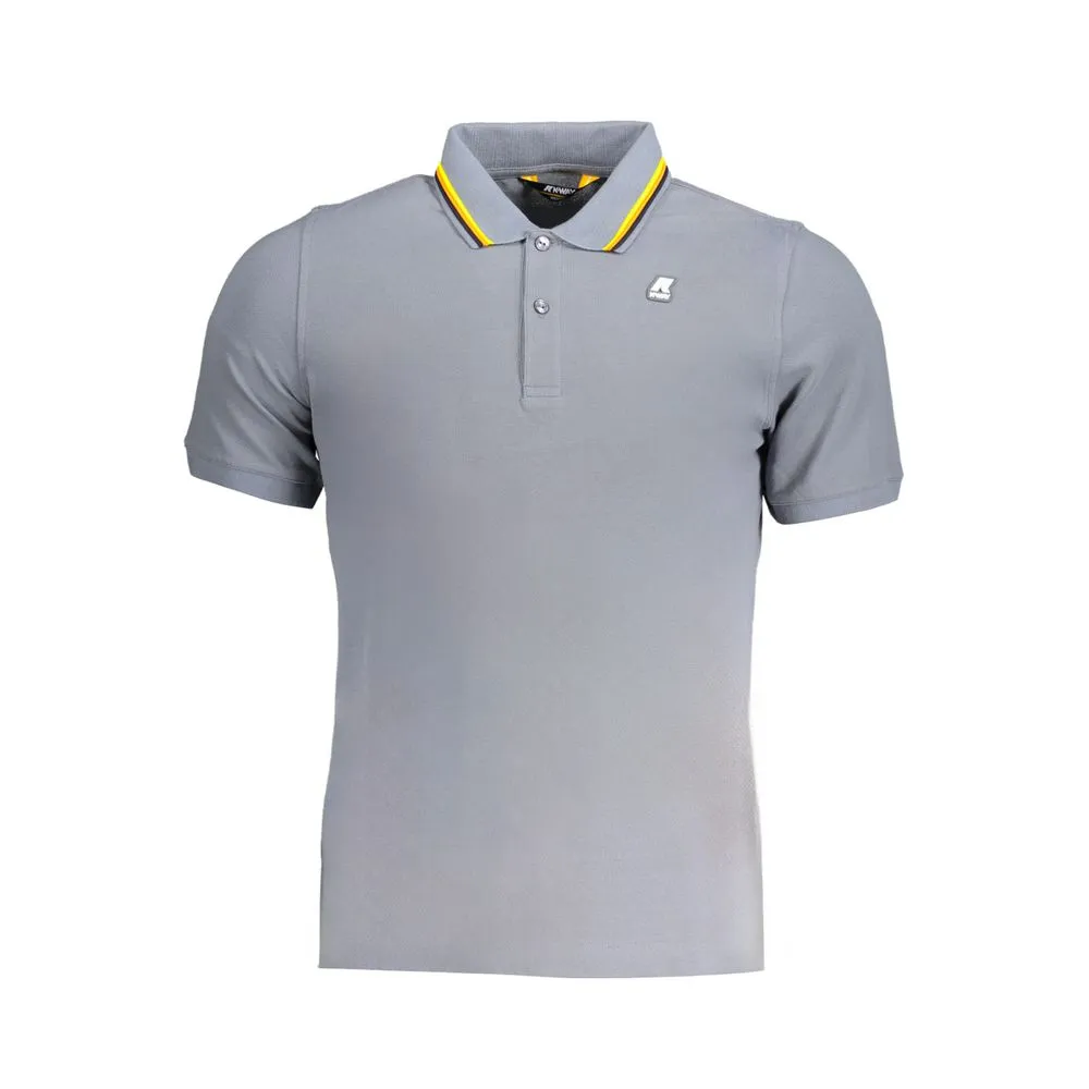 Gray Cotton Polo Shirt sold by Louxly
