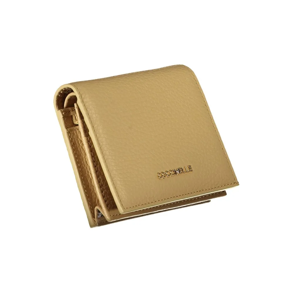 Beige Leather Wallet sold by Louxly product image thumbnail 3