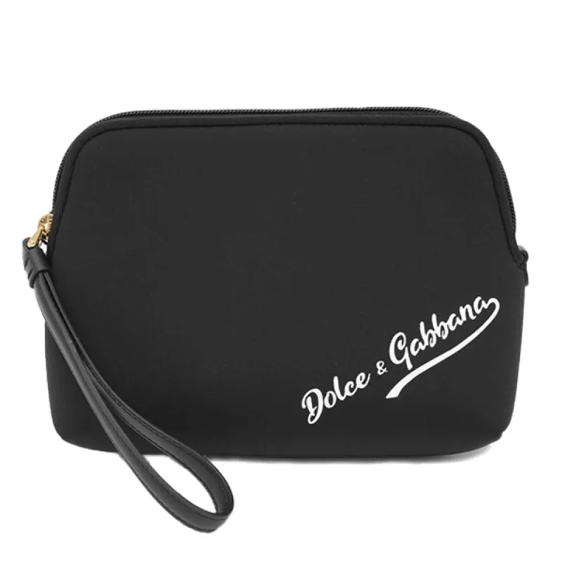Black Neoprene Clutch Bag sold by Louxly