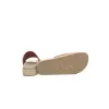Red Calf Leather Women Sandal sold by Louxly