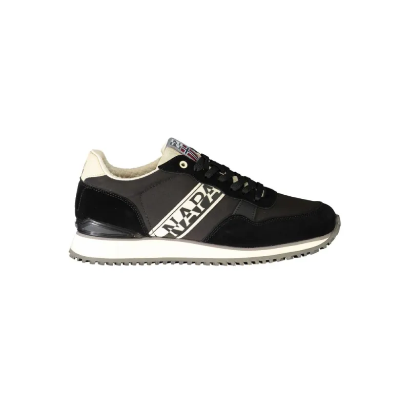 Black Polyester Sneaker sold by Louxly