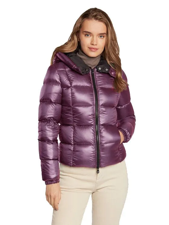 Elegant Light Purple Puffer Jacket sold by Louxly