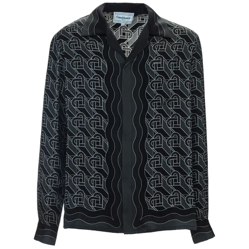 Black Silk Shirt sold by Louxly