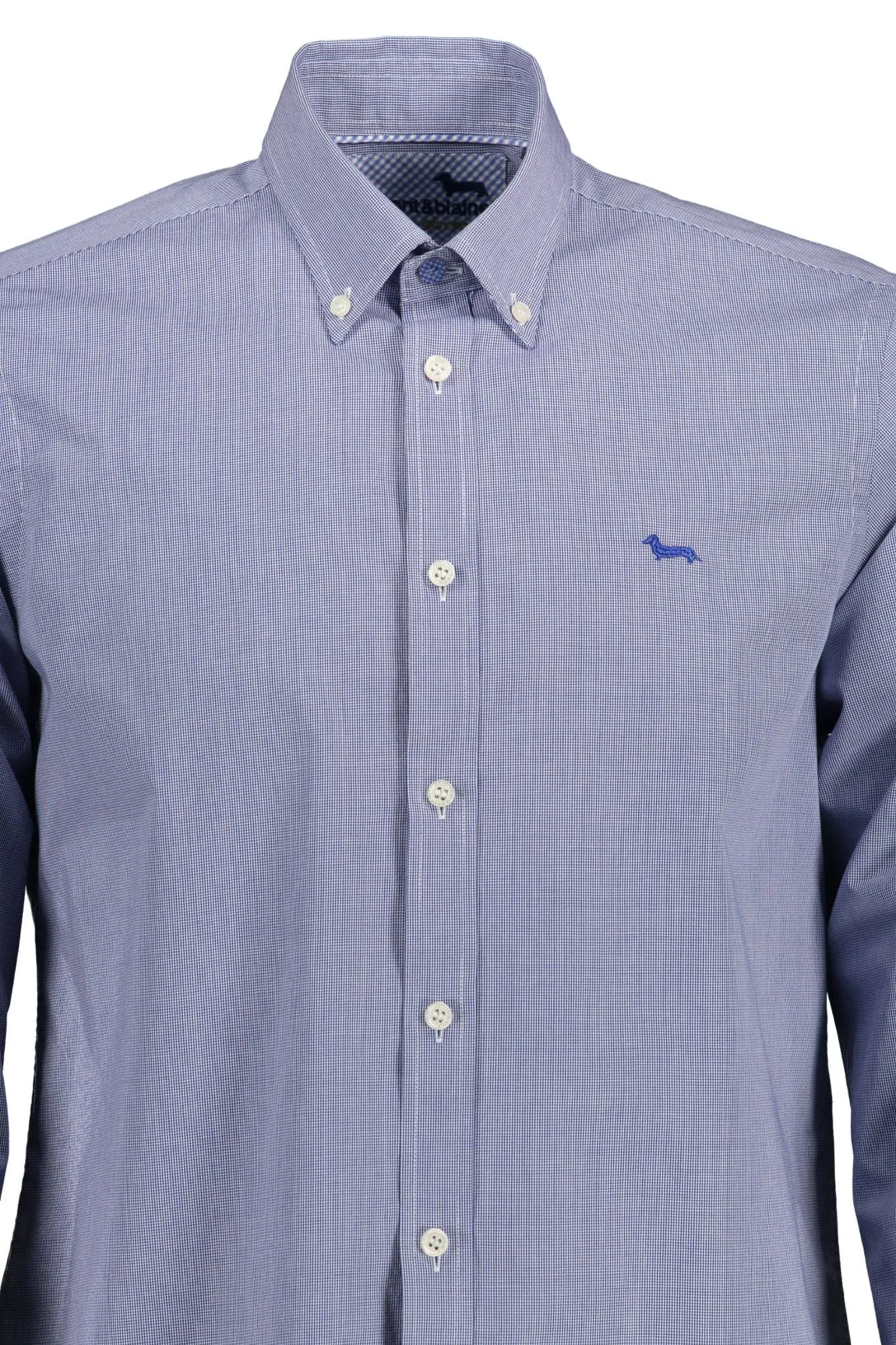 Elegant Blue Long Sleeve Button-Down Shirt sold by Louxly product image thumbnail 3