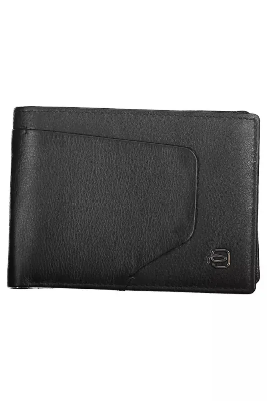 Black Leather Mens Wallet sold by Louxly
