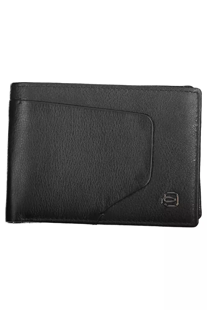 Black Leather Mens Wallet sold by Louxly