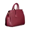Red Leather Handbag sold by Louxly