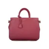 Red Leather Handbag sold by Louxly