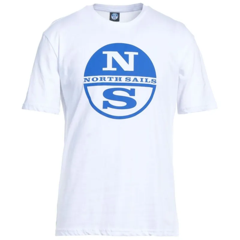 Crisp White Logo Cotton T-Shirt sold by Louxly