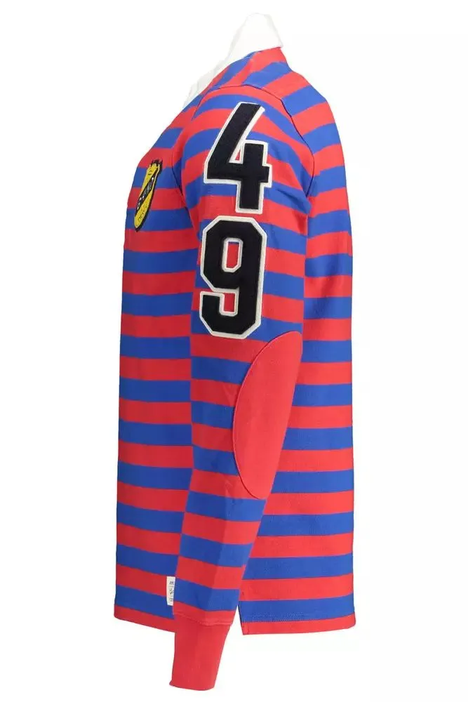 Red Cotton Men Polo Shirt sold by Louxly product image thumbnail 3