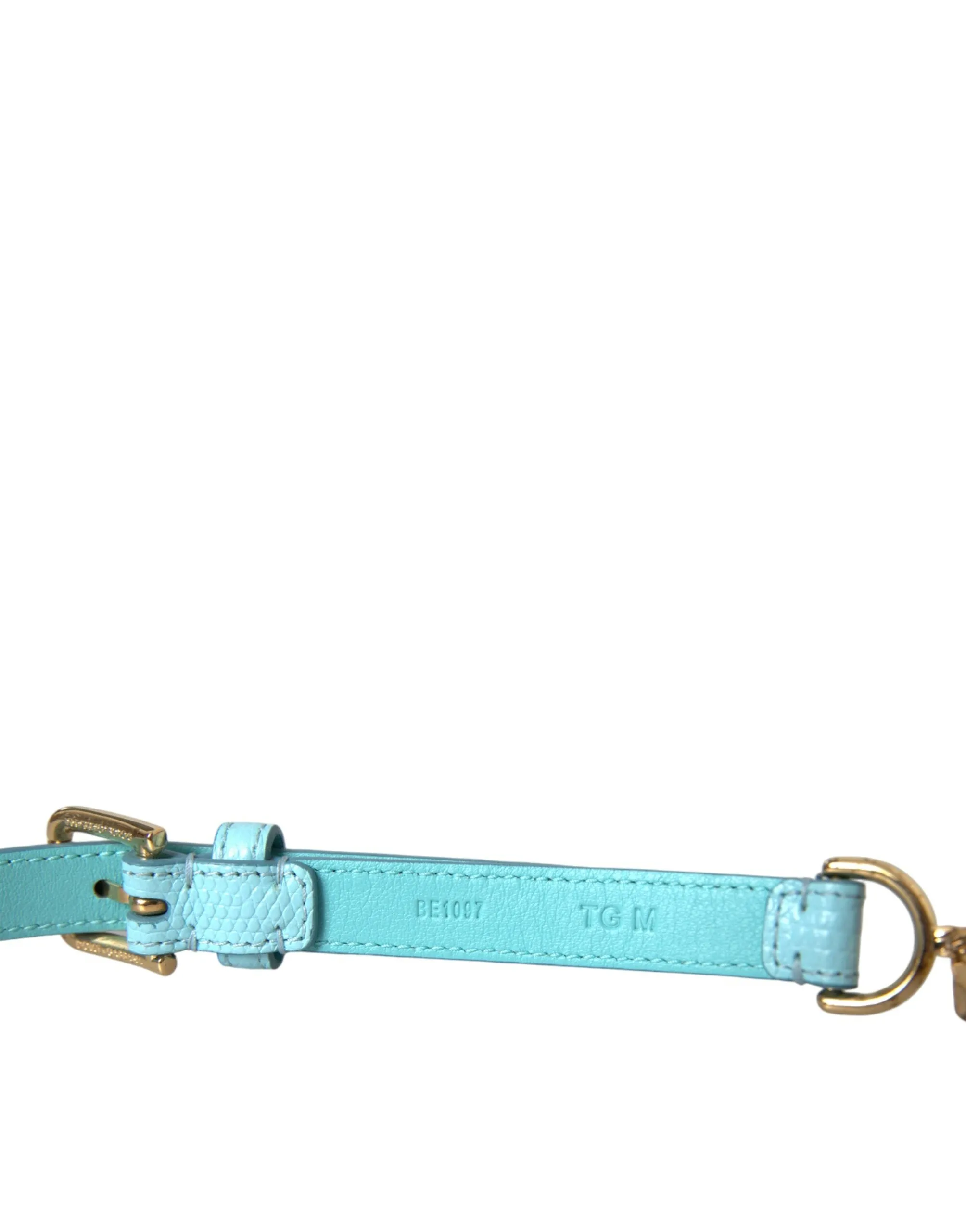 Light Blue Leather Crystal Chain Waist Belt sold by Louxly product image thumbnail 5