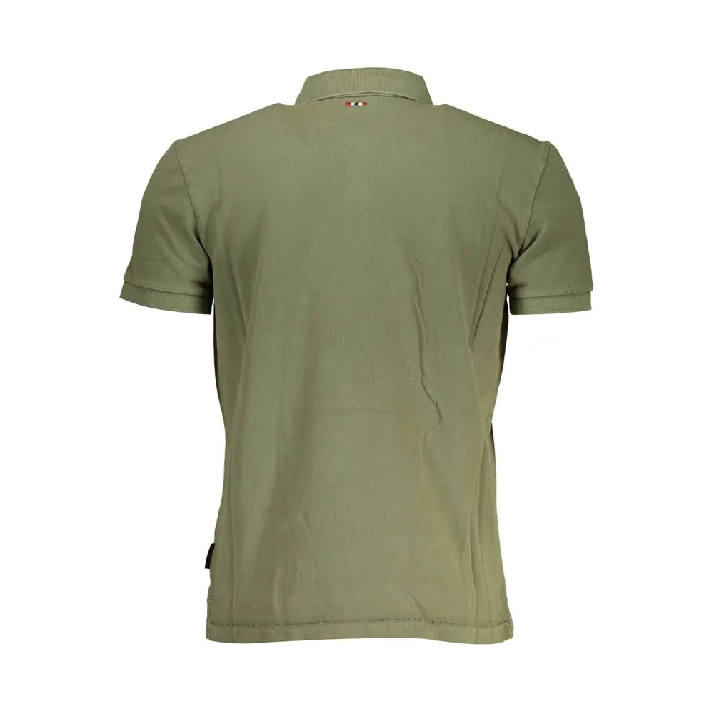 Green Cotton Men Polo sold by Louxly product image thumbnail 2