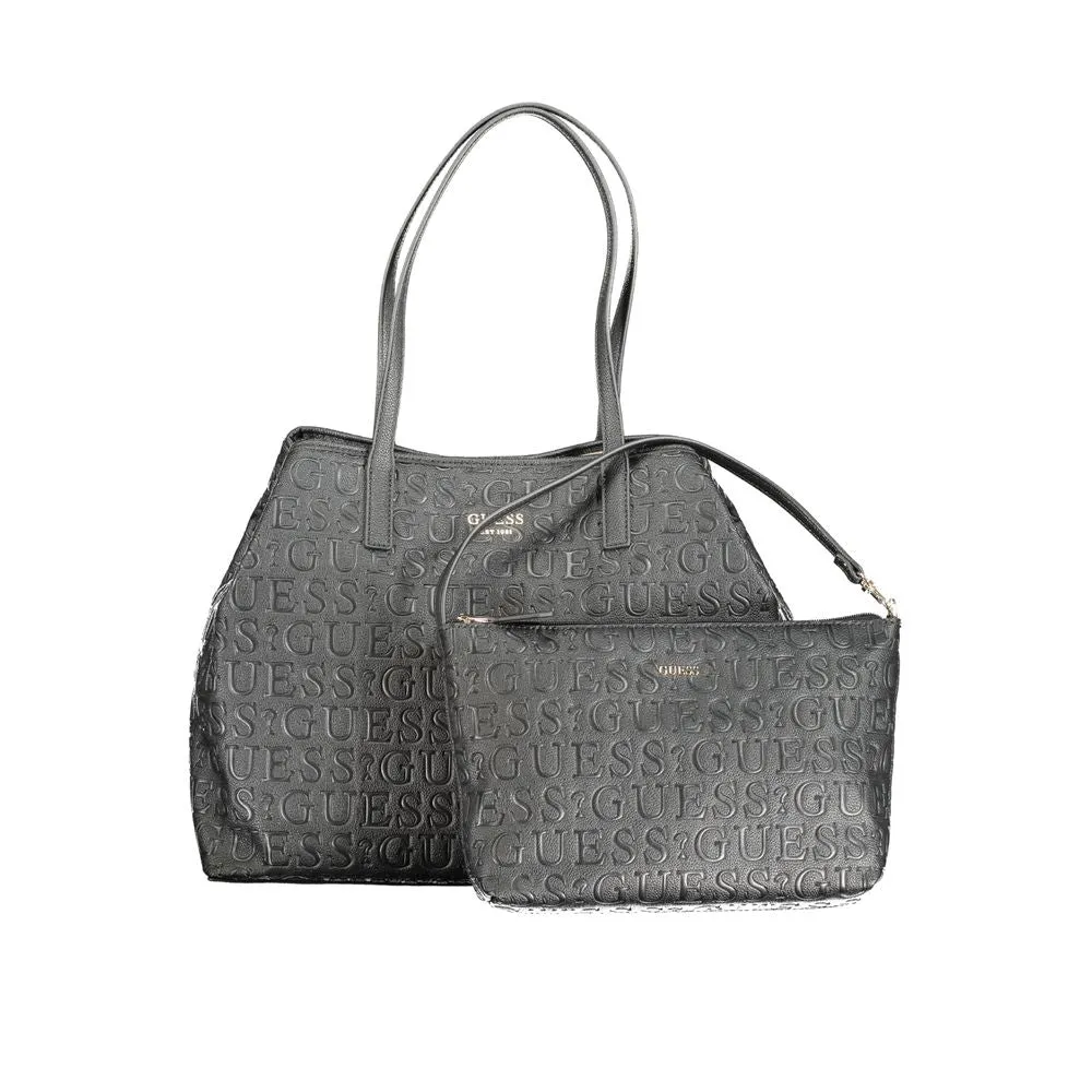 Black Polyethylene Handbag sold by Louxly product image thumbnail 3