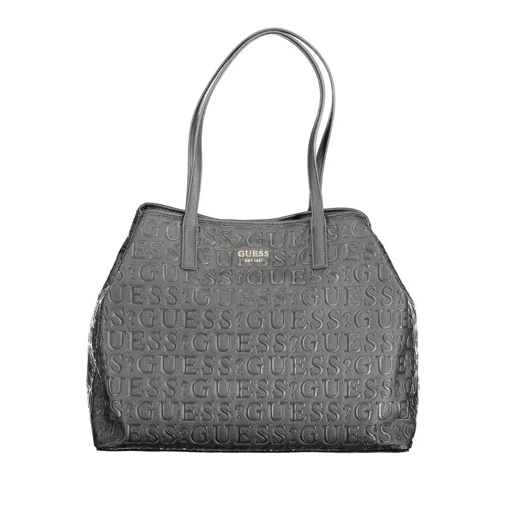 Black Polyethylene Handbag sold by Louxly