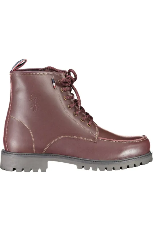 Equestrian Charm Lace-up Leather Boots sold by Louxly