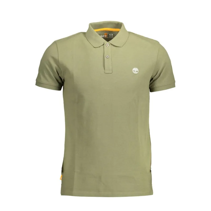 Slim Fit Embroidered Green Polo Shirt sold by Louxly