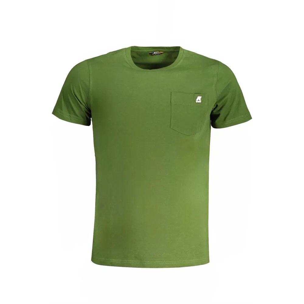 Green Cotton T-Shirt sold by Louxly