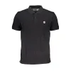 Black Cotton Polo Shirt sold by Louxly