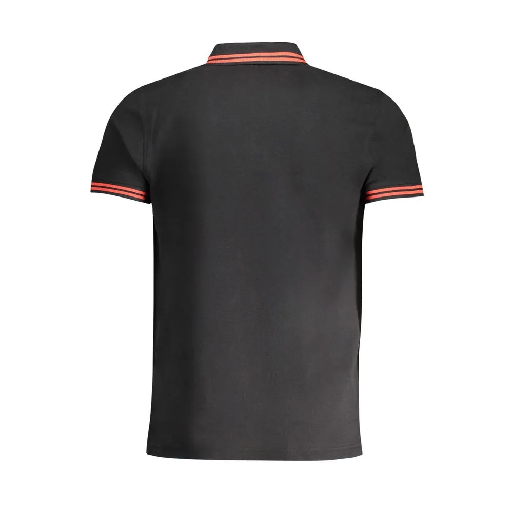 Black Cotton Polo Shirt sold by Louxly product image thumbnail 2