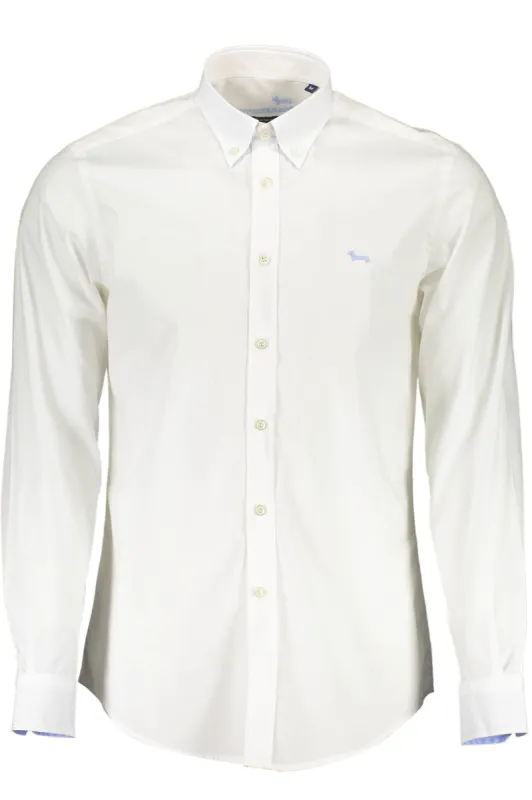 Elegant Cotton Blend White Shirt for Men sold by Louxly