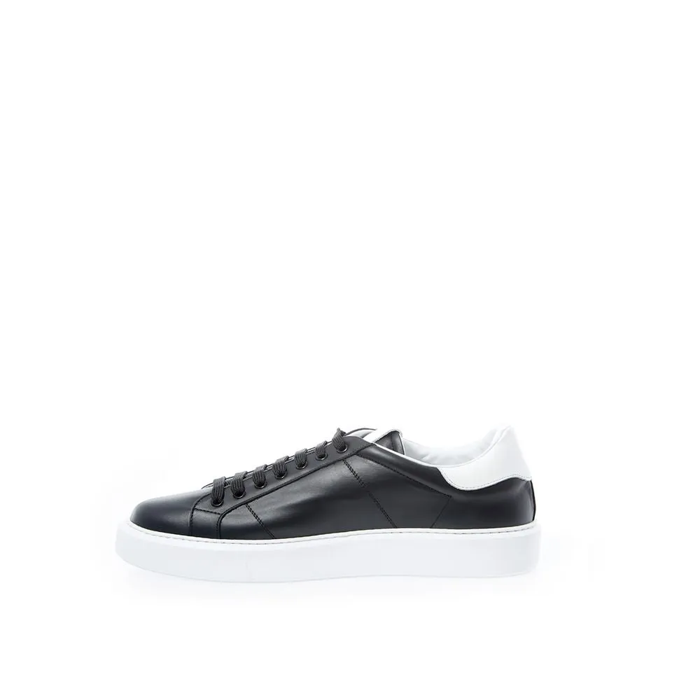 Elegant Black Leather Sneakers for Men sold by Louxly product image thumbnail 2