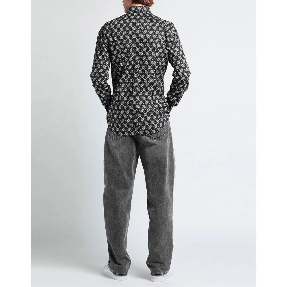 Elegant Cotton Black Shirt for Men sold by Louxly product image thumbnail 3