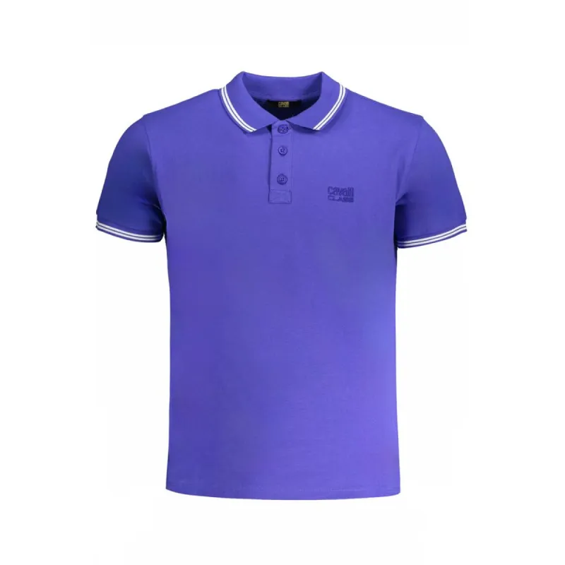Blue Cotton Polo Shirt sold by Louxly