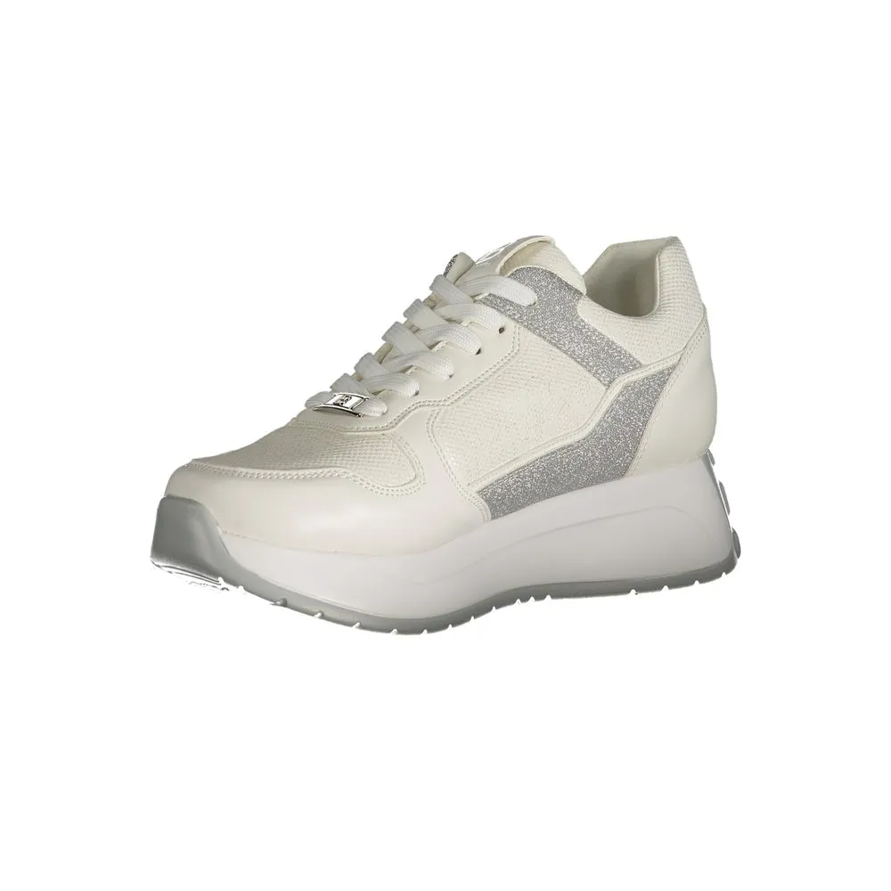 White Polyester Sneaker sold by Louxly product image thumbnail 3