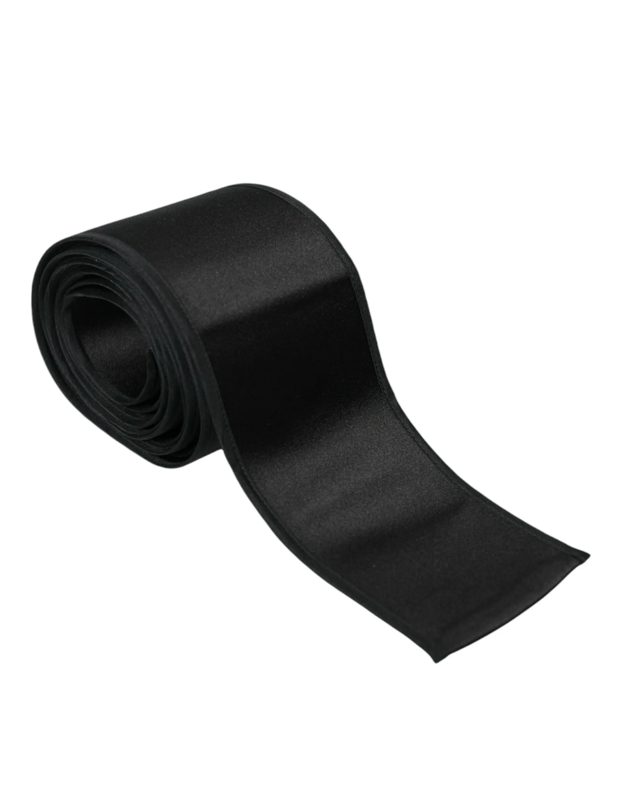 Black Silk Satin Waist Women Belt sold by Louxly product image thumbnail 2