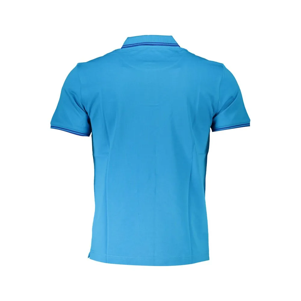Chic Light Blue Cotton Polo sold by Louxly product image thumbnail 2