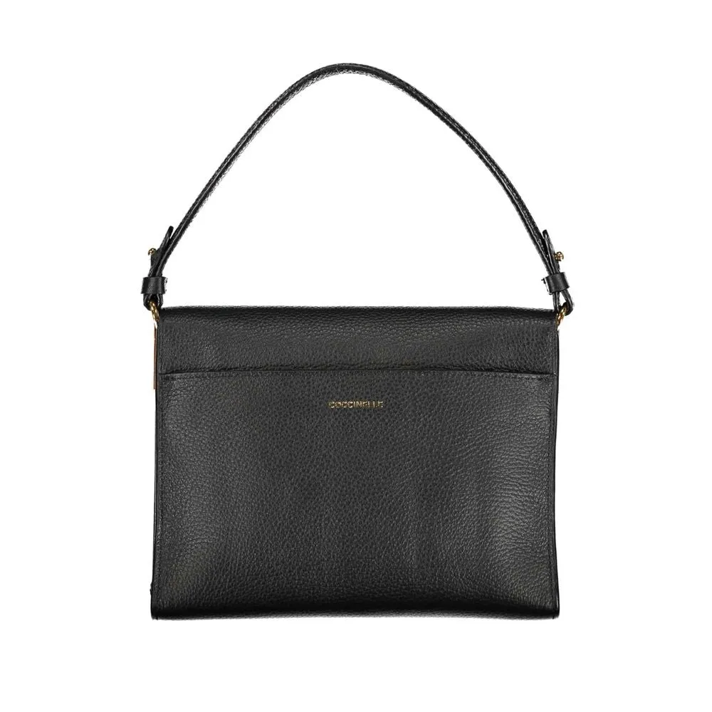 Black Leather Handbag sold by Louxly product image thumbnail 2