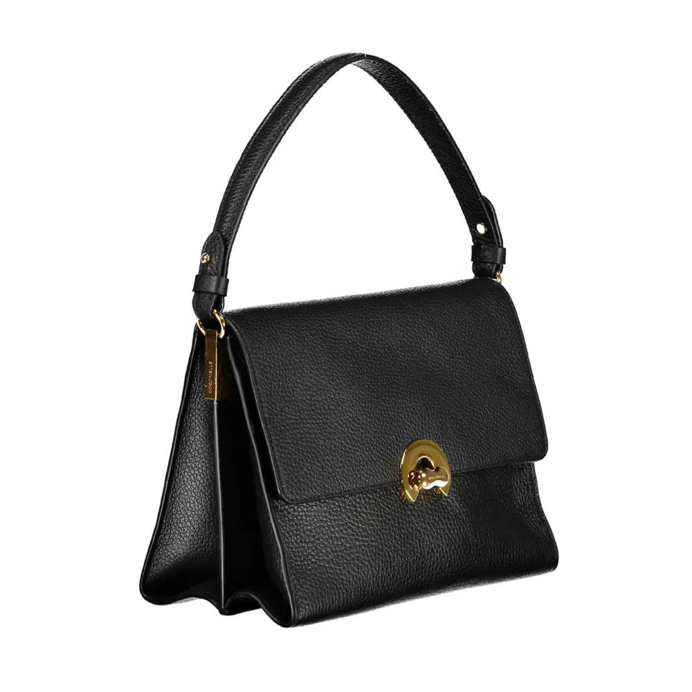 Black Leather Handbag sold by Louxly product image thumbnail 3