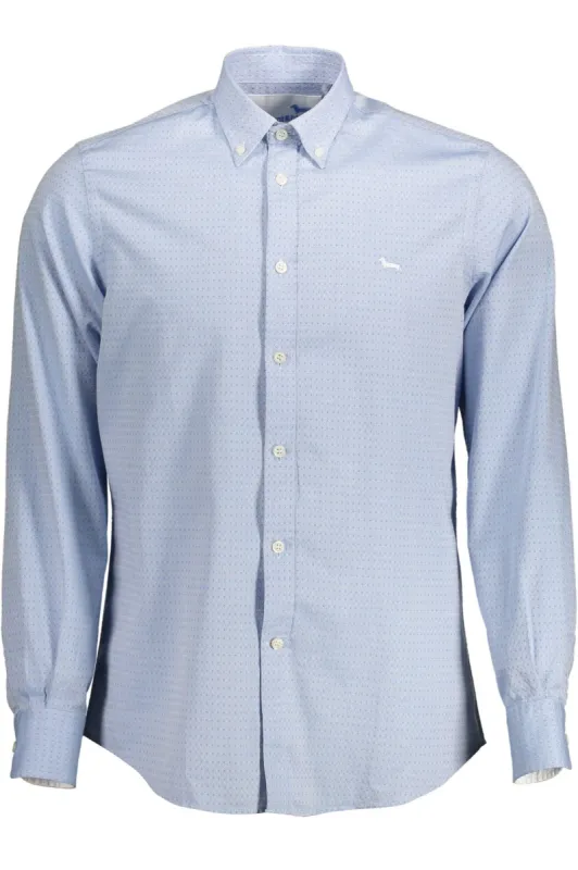 Light Blue Cotton Regular Fit Shirt sold by Louxly