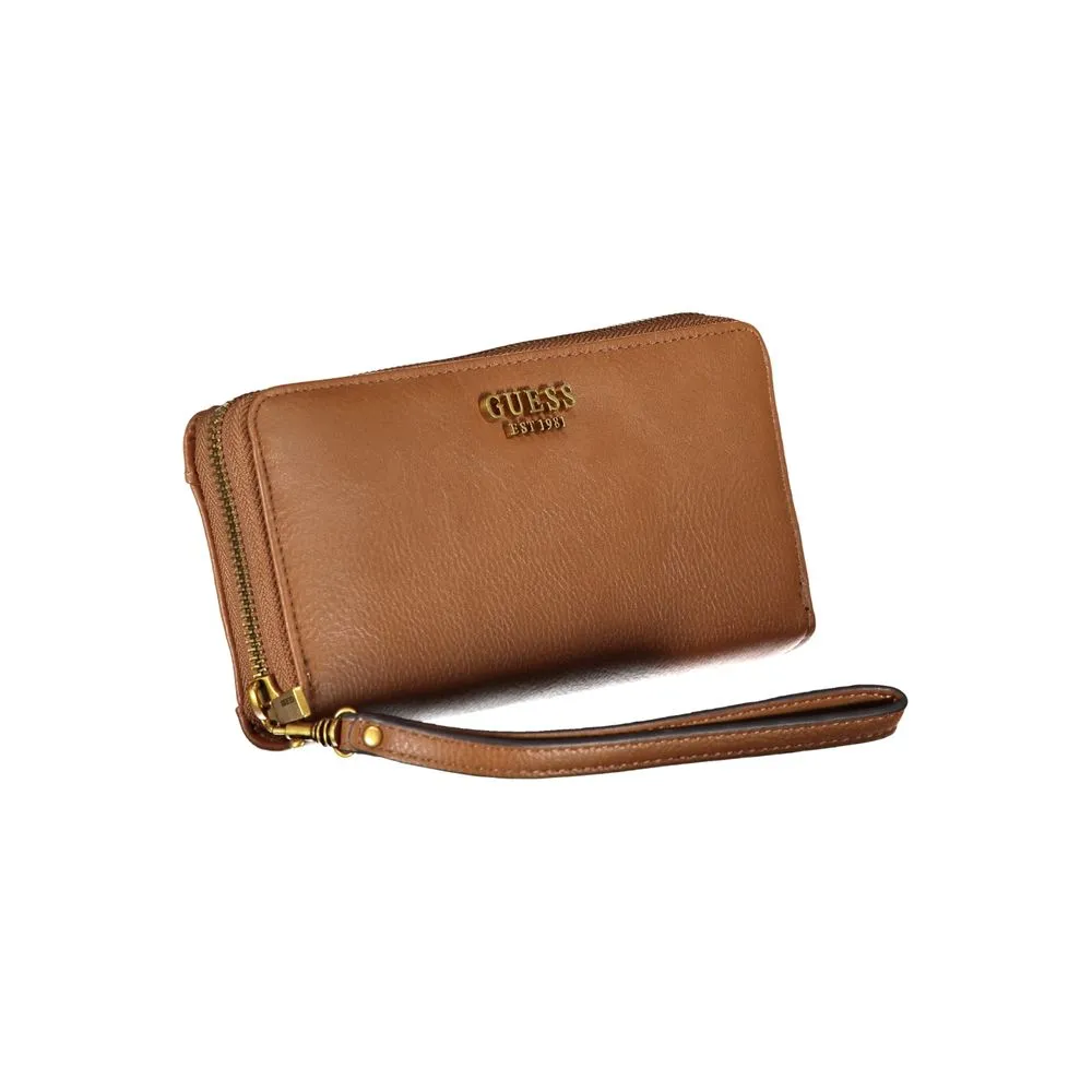 Elegant Brown Zip Wallet with Multiple Compartments sold by Louxly product image thumbnail 3