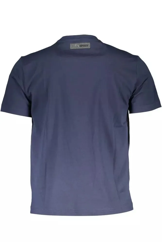 Blue Cotton Mens TShirt sold by Louxly product image thumbnail 2