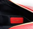 Small Branded Bright Red Grainy Leather Camera Crossbody Bag sold by Louxly