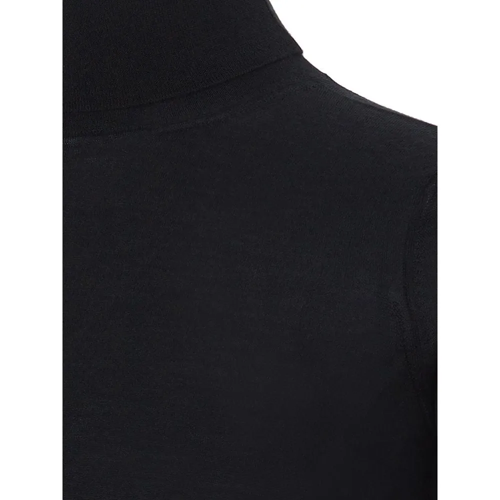 Italian Cashmere Luxury Black Sweater sold by Louxly product image thumbnail 3