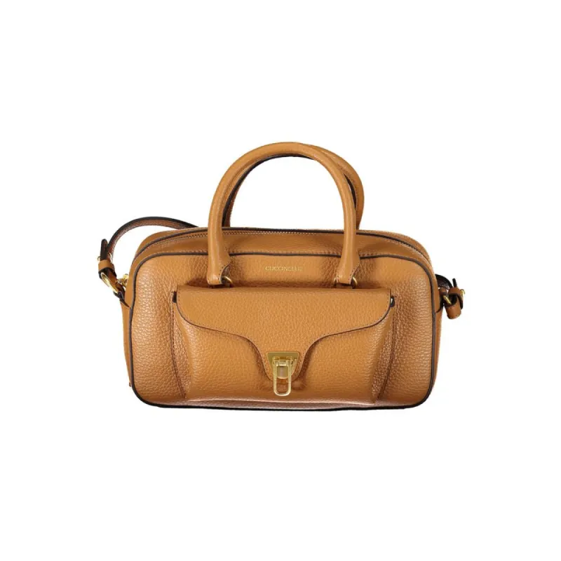Brown Leather Handbag sold by Louxly