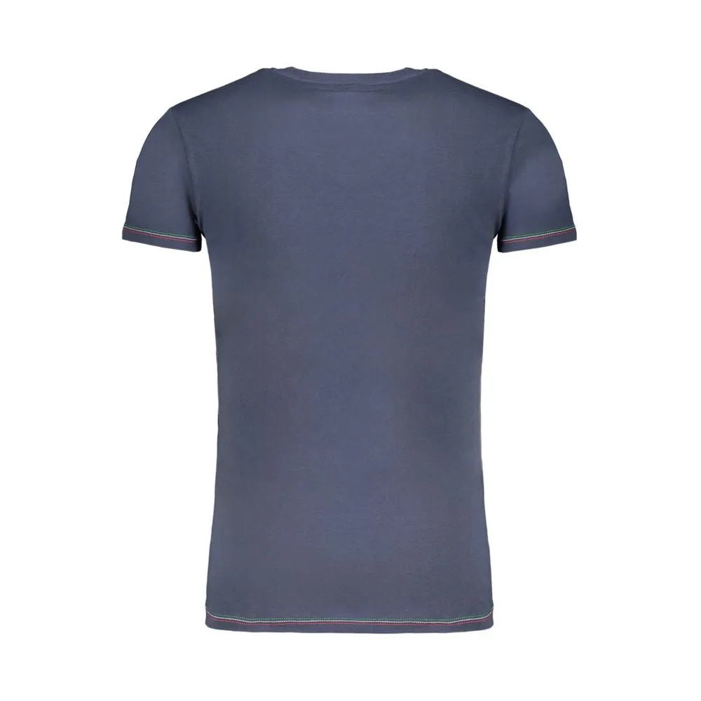 Blue Cotton T-Shirt sold by Louxly product image thumbnail 2