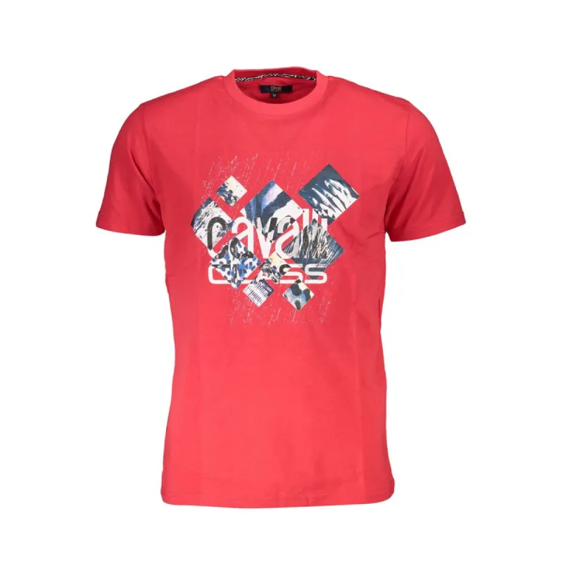 Red Cotton T-Shirt sold by Louxly