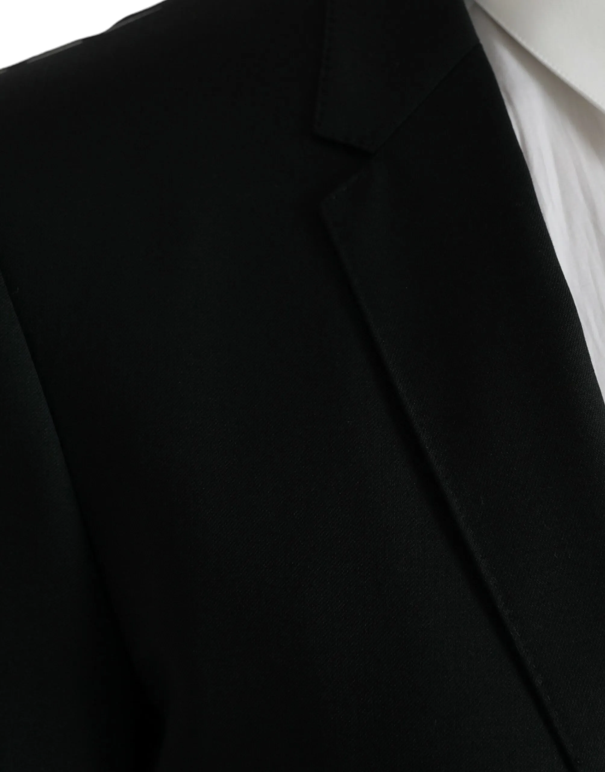 Black Wool MARTINI Single Breasted Blazer sold by Louxly product image thumbnail 5